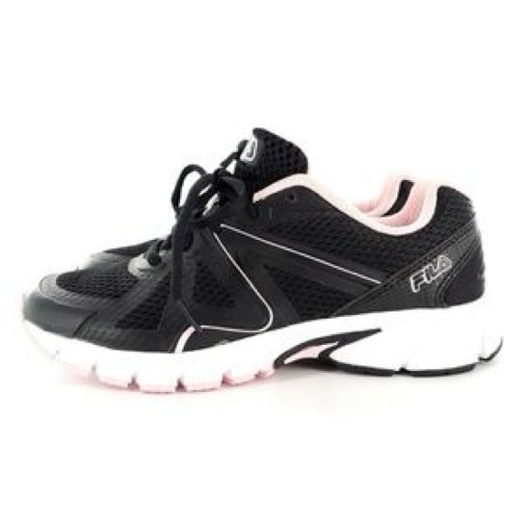 Fila Women's Inspell 6 Size 7 Running Shoes In Black Pink & White - Picture 1 of 5